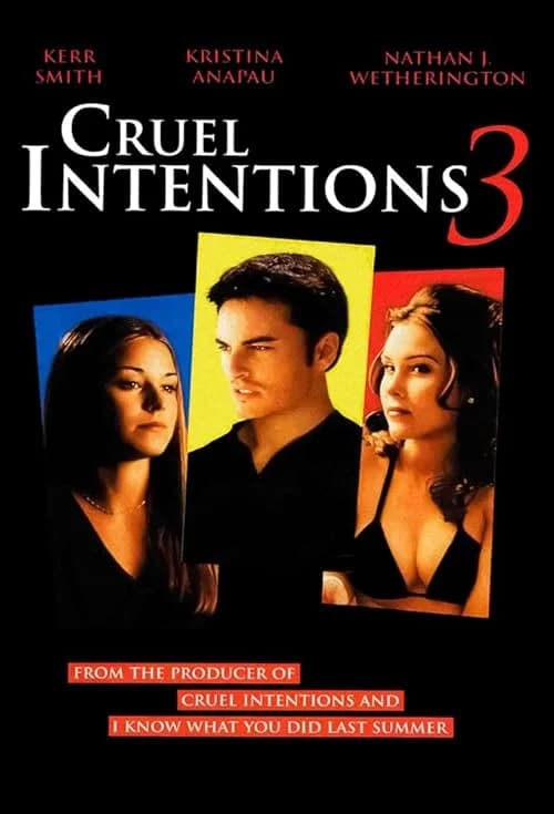Cruel Intentions 3 film posteri