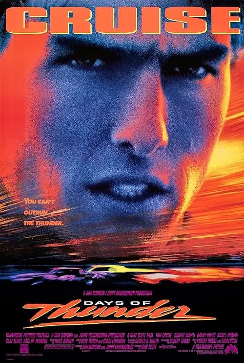 Days of Thunder film posteri