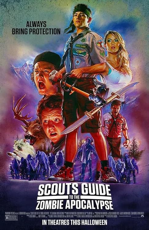 Scouts Guide to the Zombie Apocalypse film posteri