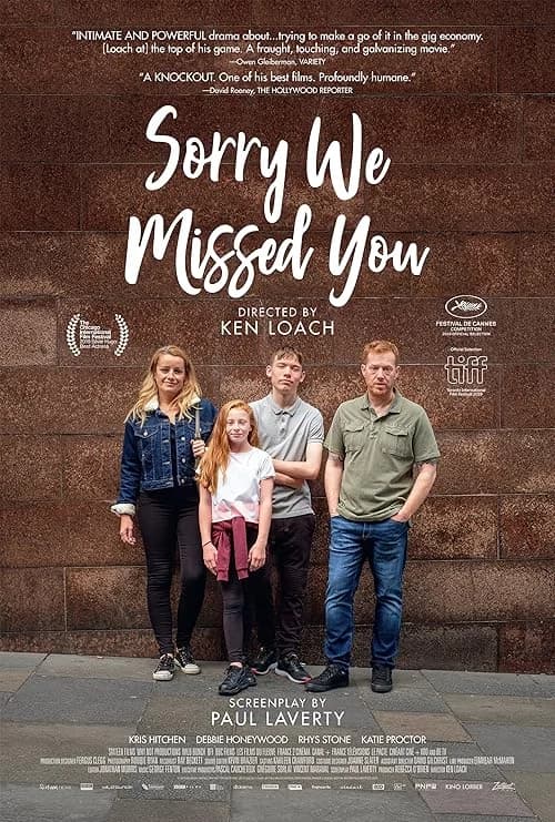 Sorry We Missed You film posteri