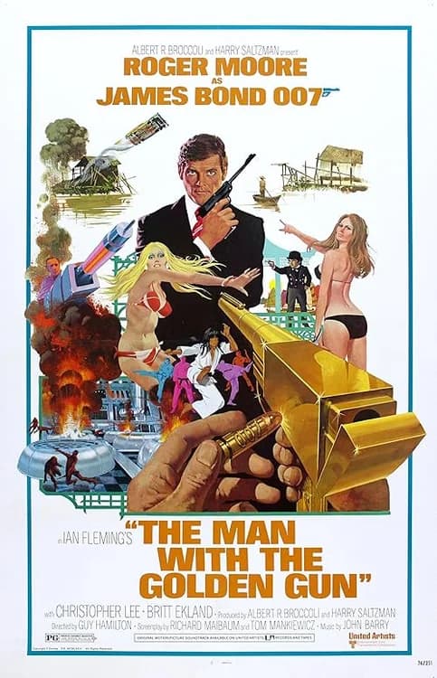 The Man with the Golden Gun film posteri